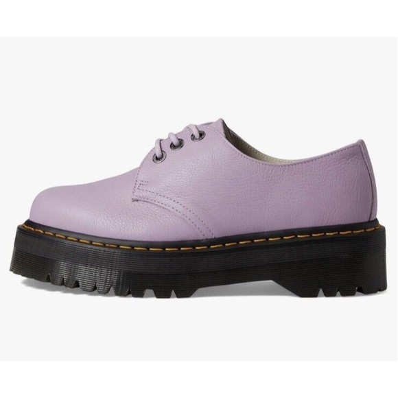 Dr. Marten’s Lilac Unisex Oxfords 1461 Quad II Platform Women’s 7/Men’s 6 NWOT - Picture 2 of 11